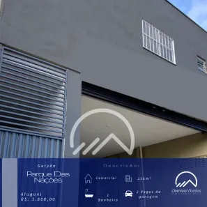 Galpão/Depósito/Armazém para alugar, 156m² no Parque das Árvores, Parnamirim