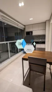 Apartamento com 1 Quarto para alugar, 33m² no Brooklin Paulista, São Paulo