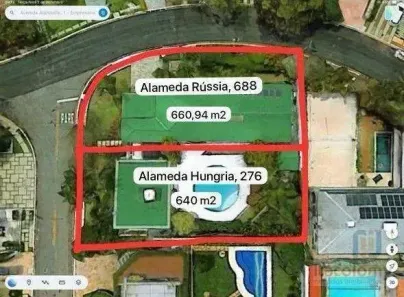 Lote/Terreno à venda, 640m² no Alphaville Residencial Um, Barueri