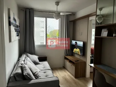 Apartamento com 2 Quartos para alugar, 34m² no Santo Amaro, São Paulo