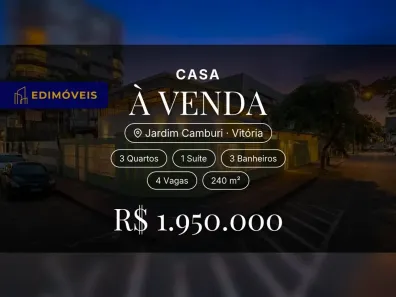 Casa com 3 Quartos à venda, 240m² no Jardim Camburi, Vitória