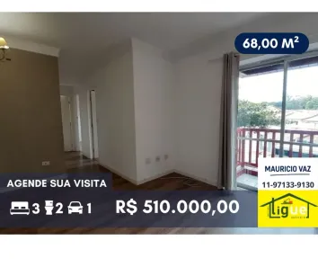 Apartamento com 3 Quartos à venda, 68m² no Jardim Ester, São Paulo