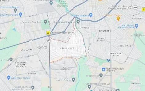 Lote/Terreno à venda, 1000m² no Cidade Jardim, Uberlândia