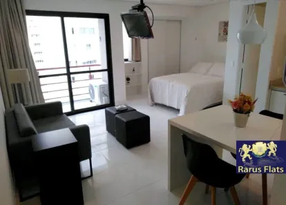 Flat com 1 Quarto para alugar, 35m² no Moema, São Paulo