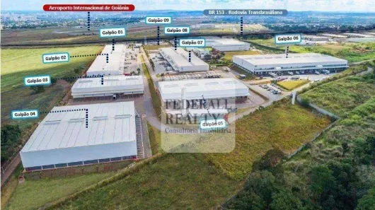 Galpão/Depósito/Armazém para alugar, 1434m² no Jardim Guanabara, Goiânia