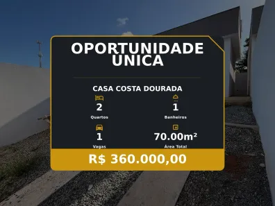 Casa com 2 Quartos à venda, 70m² no Costa Dourada, Serra
