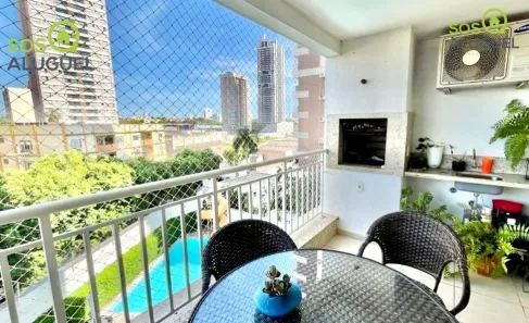 Apartamento com 2 Quartos para alugar, 106m² no Pico do Amor, Cuiabá