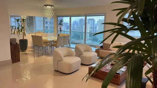 Apartamento com 3 Quartos para alugar, 198m² no Cidade Monções, São Paulo