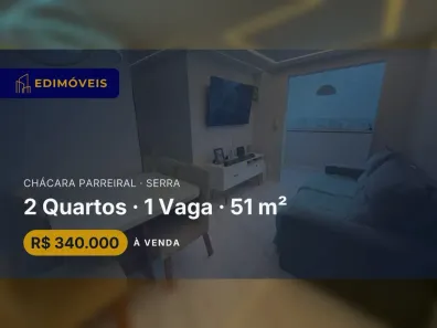Apartamento com 2 Quartos à venda, 51m² no Chácara Parreiral, Serra