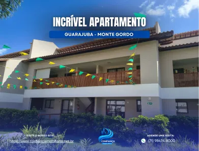 Apartamento com 2 Quartos à venda, 70m² no Guarajuba (Monte Gordo), Camaçari