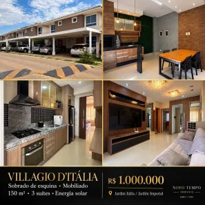 Casa de Condomínio com 3 Quartos à venda, 150m² no Santa Cruz, Cuiabá