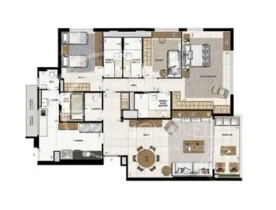 Apartamento com 3 Quartos à venda, 148m² no Flamengo, Rio de Janeiro