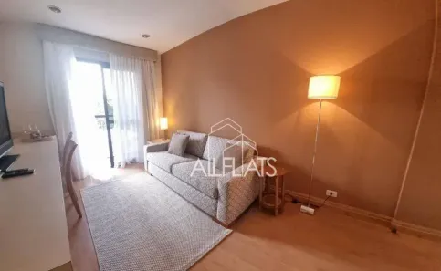 Flat com 1 Quarto para alugar, 35m² no Indianópolis, São Paulo