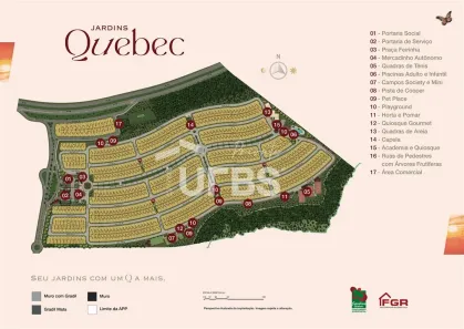Lote/Terreno à venda, 415m² no Jardins Quebec, Senador Canedo