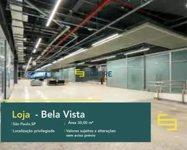 Ponto Comercial para alugar, 30m² no Bela Vista, São Paulo