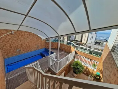 Cobertura com 4 Quartos para alugar, 200m² no Guilhermina, Praia Grande