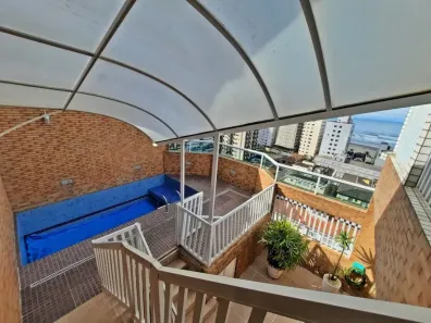 Cobertura com 4 Quartos para alugar, 300m² no Guilhermina, Praia Grande