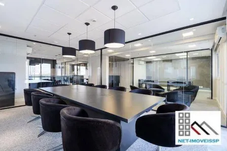 Sala Comercial à venda, 136m² no Cidade Monções, São Paulo