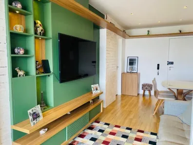 Apartamento com 1 Quarto para alugar, 45m² no Cidade Monções, São Paulo