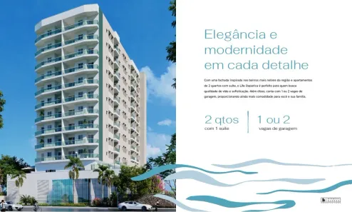 Apartamento com 2 Quartos à venda, 60m² no Itapuã, Vila Velha