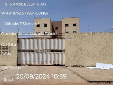 Apartamento com 2 Quartos à venda, 51m² no Parque da Barragem Setor 12, Águas Lindas de Goiás