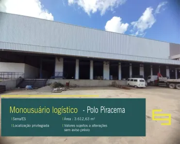 Galpão/Depósito/Armazém para alugar, 3613m² no Jacuhy, Serra