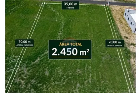 Lote/Terreno à venda, 2450m² no PARQUE DO LAGO, Cajuru