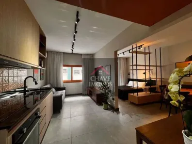 Apartamento com 1 Quarto para alugar, 70m² no Ponta da Praia, Santos