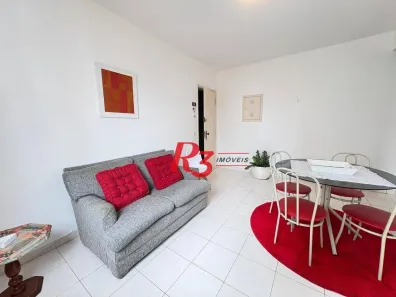 Apartamento com 1 Quarto para alugar, 60m² no Gonzaga, Santos