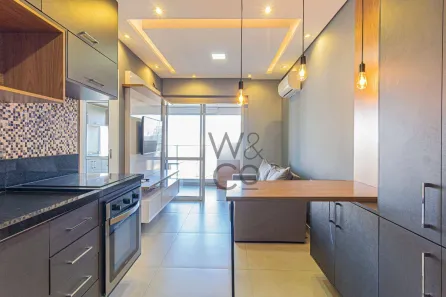 Apartamento com 1 Quarto para alugar, 42m² no Cidade Monções, São Paulo