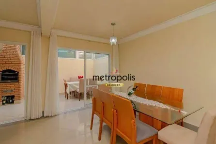 Casa de Condomínio com 4 Quartos à venda, 133m² no Bangú, Santo André
