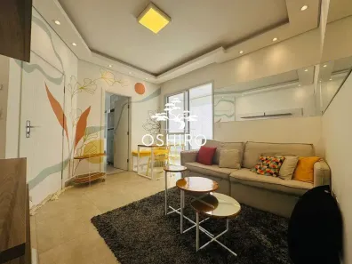 Apartamento com 2 Quartos para alugar, 90m² no Gonzaga, Santos
