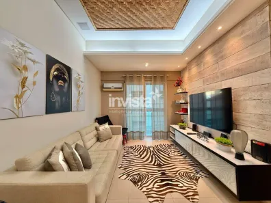 Apartamento com 2 Quartos à venda, 76m² no Gonzaga, Santos