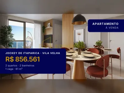 Apartamento com 2 Quartos à venda, 61m² no Jockey de Itaparica, Vila Velha