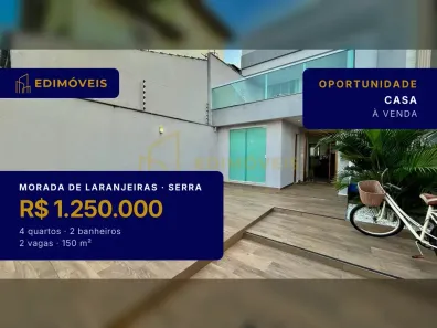 Casa com 4 Quartos à venda, 150m² no Morada de Laranjeiras, Serra