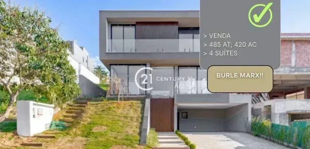 Casa de Condomínio com 4 Quartos à venda, 420m² no Alphaville, Santana de Parnaíba