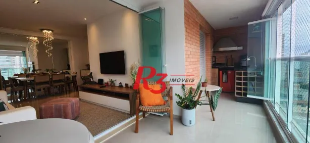 Apartamento com 2 Quartos para alugar, 119m² no Embaré, Santos