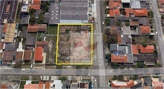 Lote/Terreno à venda, 1997m² no Guaíra, Curitiba