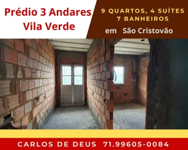 Prédio Residencial com 9 Quartos à venda, 225m² no São Cristóvão, Salvador