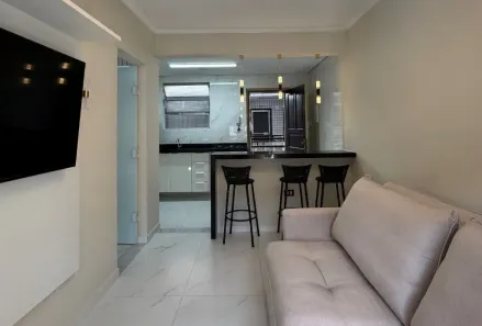 Apartamento com 1 Quarto à venda, 42m² no Canto do Forte, Praia Grande