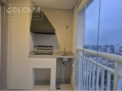 Apartamento com 2 Quartos para alugar, 66m² no Jardim Bela Vista, Santo André