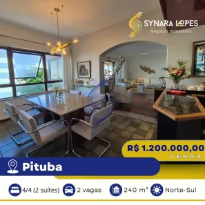 Apartamento com 4 Quartos à venda, 240m² no Pituba, Salvador