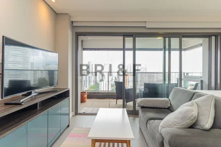 Apartamento com 1 Quarto para alugar, 41m² no Brooklin Paulista, São Paulo