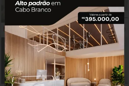 Apartamento com 2 Quartos à venda, 45m² no Cabo Branco, João Pessoa