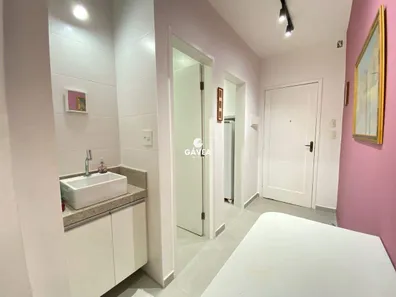 Apartamento com 1 Quarto para alugar, 38m² no Centro, São Vicente