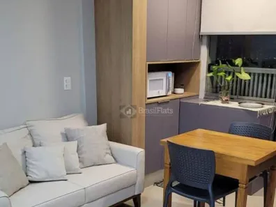 Apartamento com 1 Quarto para venda ou aluguel, 25m² no Santo Amaro, São Paulo
