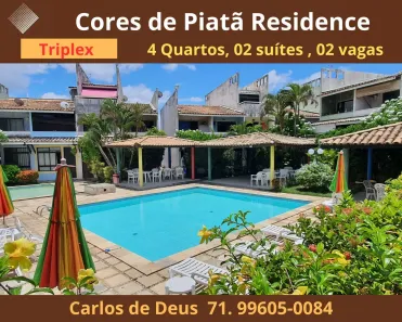 Casa de Condomínio com 4 Quartos à venda, 150m² no Piatã, Salvador