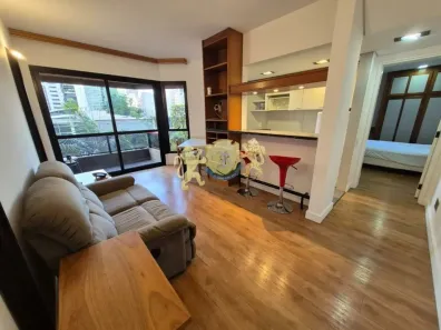 Apartamento com 1 Quarto para alugar, 47m² no Itaim Bibi, São Paulo