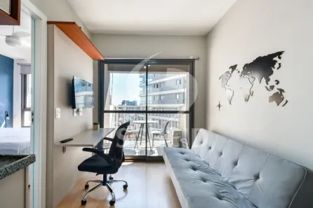 Flat com 1 Quarto à venda, 27m² no Vila Nova Conceição, São Paulo
