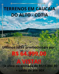 Lote/Terreno à venda, 500m² no Jardim Japão (Caucaia do Alto), Cotia